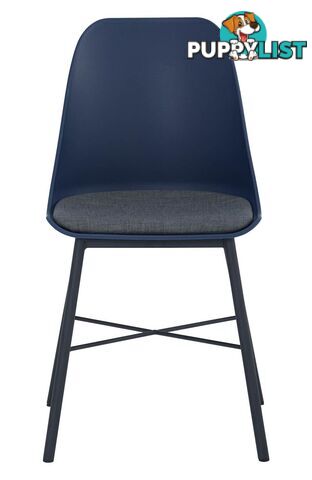 LAXMI Dining Chair - Midnight Blue & Black - 241189 - 9334719008462