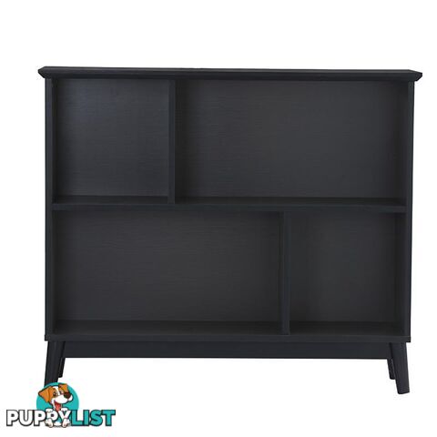 HOWELL Low Bookcase - Gunmetal Grey - 523011 - 9334719007656