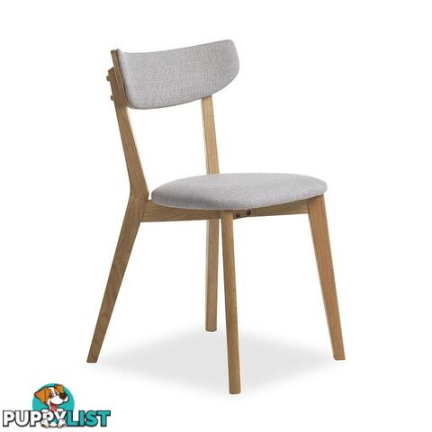 INARI Dining Chair - Oak & Light Grey - 38000202 - 5704745074351