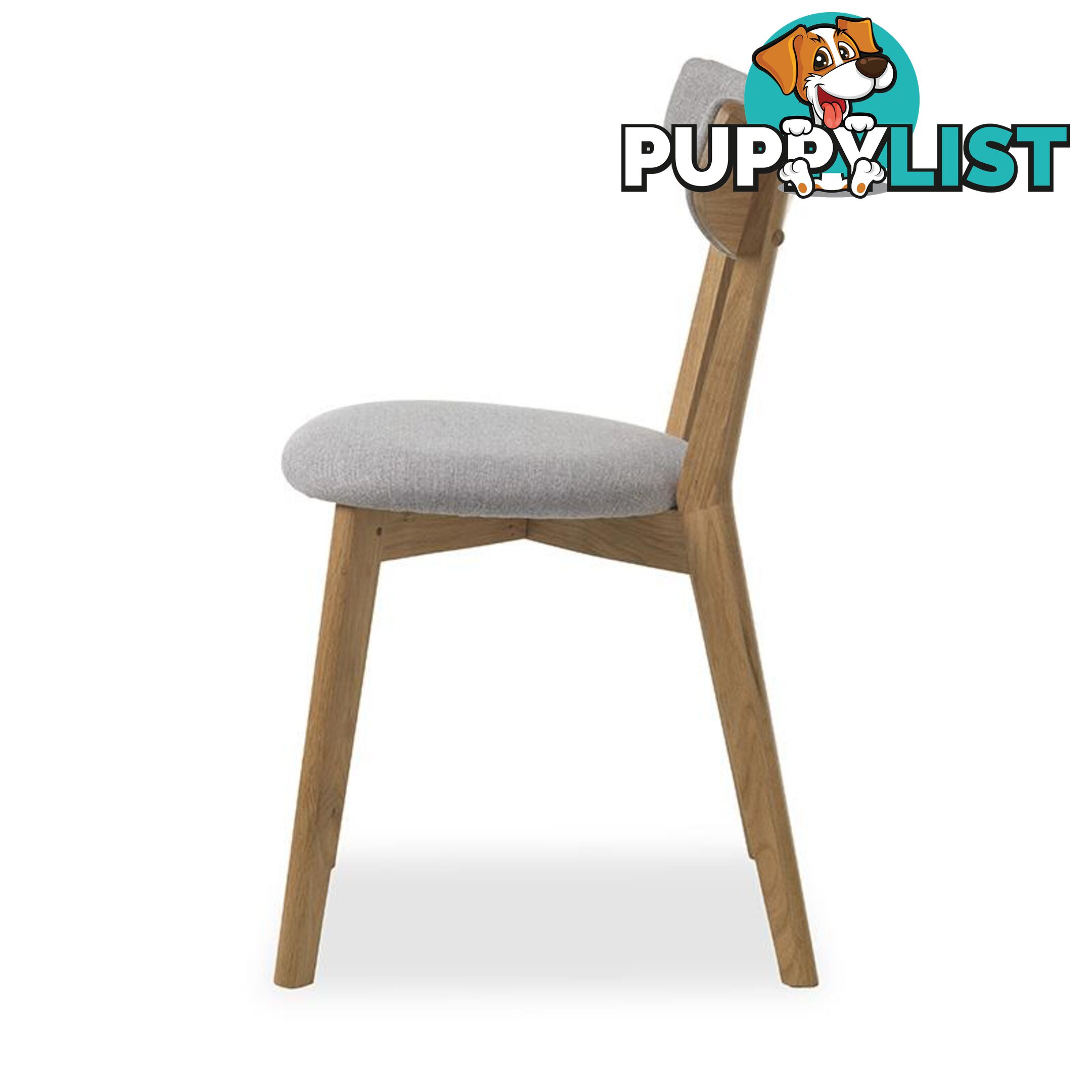 INARI Dining Chair - Oak & Light Grey - 38000202 - 5704745074351