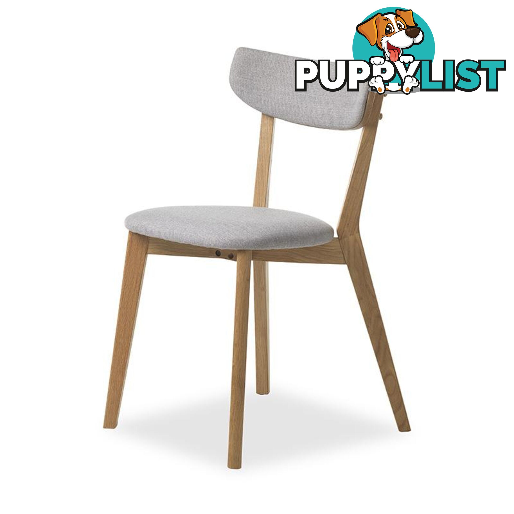 INARI Dining Chair - Oak & Light Grey - 38000202 - 5704745074351