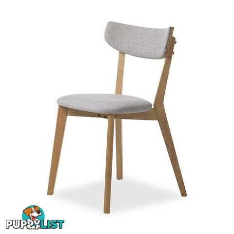 INARI Dining Chair - Oak & Light Grey - 38000202 - 5704745074351