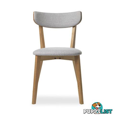 INARI Dining Chair - Oak & Light Grey - 38000202 - 5704745074351