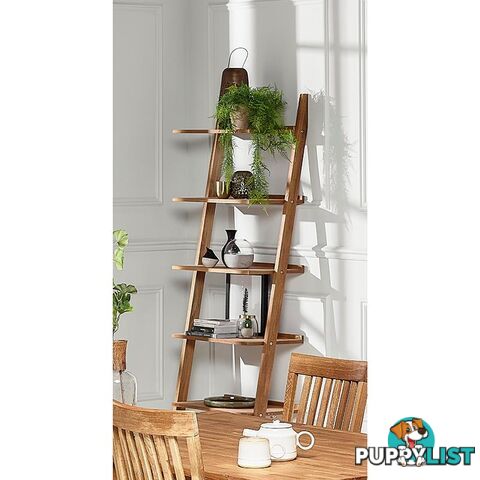 RIVA Leaning Bookcase - Natural Oak - 22890600 - 5704745036045