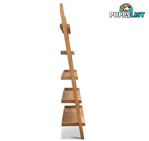 RIVA Leaning Bookcase - Natural Oak - 22890600 - 5704745036045