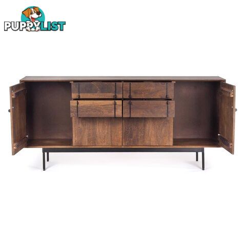 SERINA Sideboard 170 cm Solid Mango Wood - LX-2106 - 9334719011929