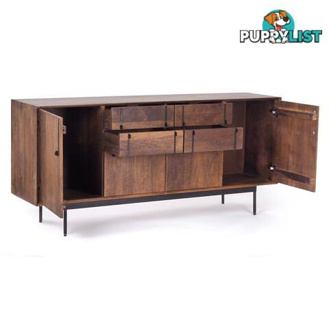 SERINA Sideboard 170 cm Solid Mango Wood - LX-2106 - 9334719011929