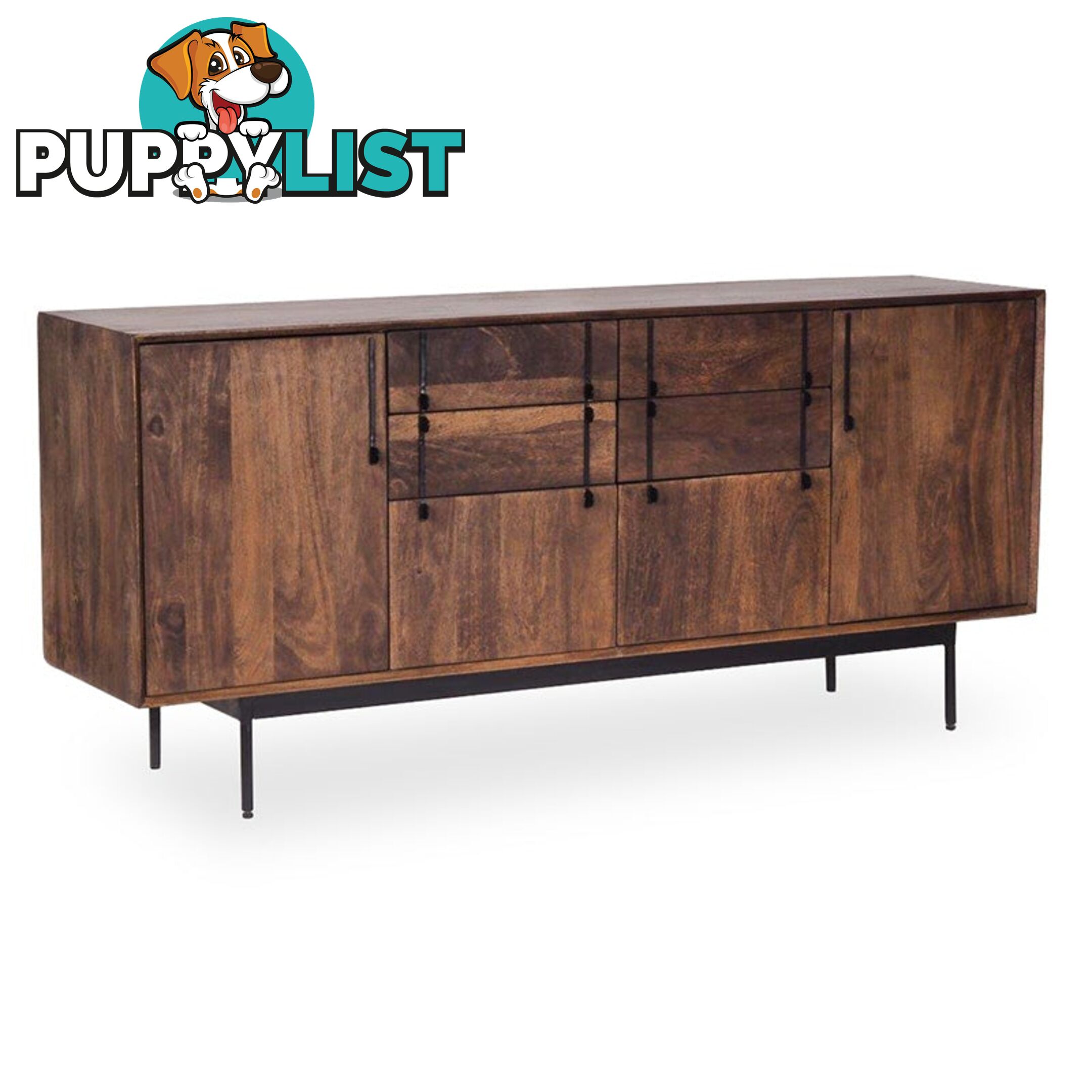 SERINA Sideboard 170 cm Solid Mango Wood - LX-2106 - 9334719011929