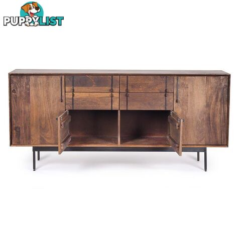 SERINA Sideboard 170 cm Solid Mango Wood - LX-2106 - 9334719011929