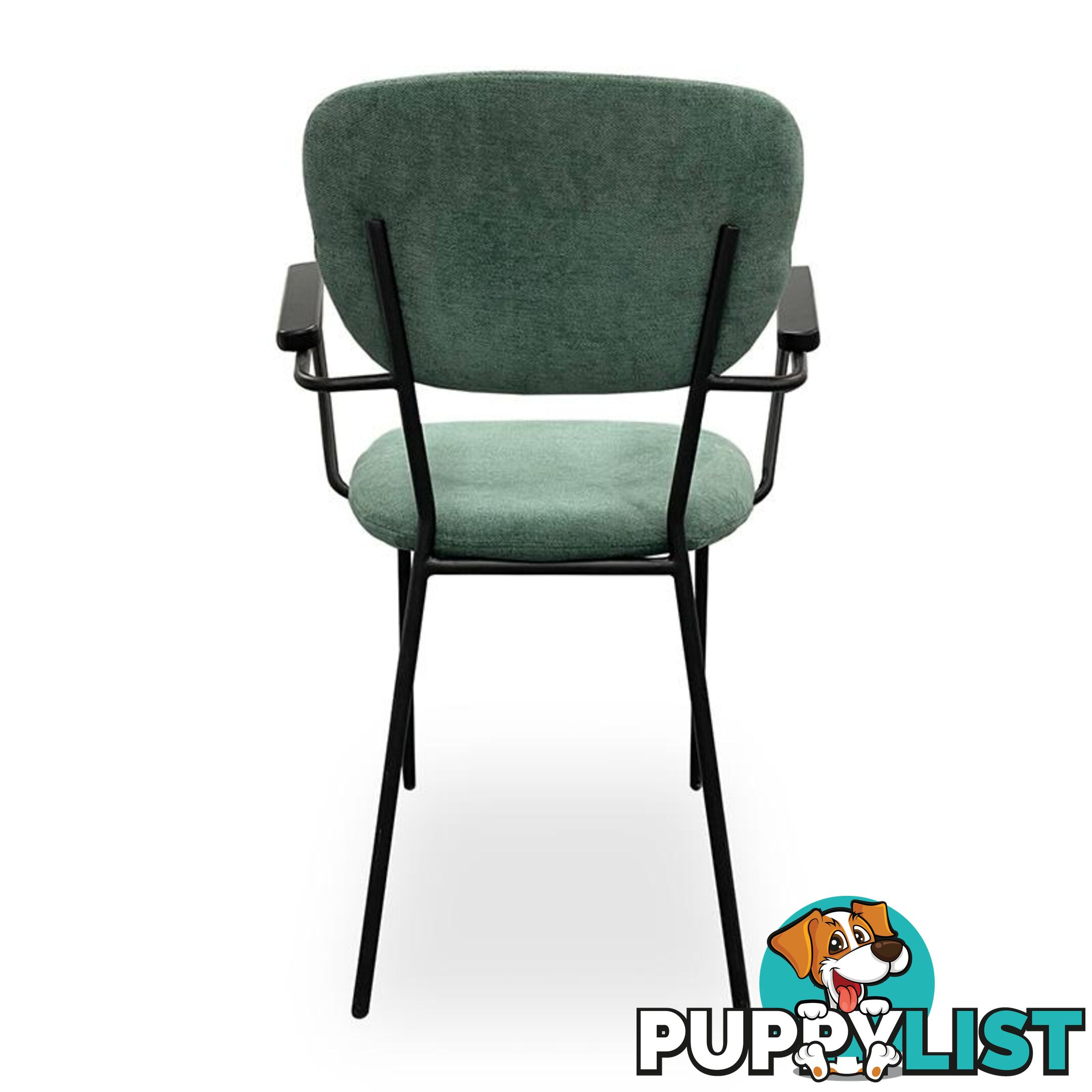 KELBY Arm Chair - Jade + Black - DI-J1928-1 - 9334719001654