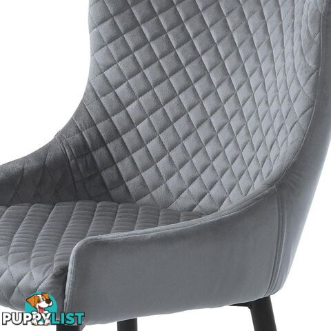 DANYA Dining Chair - Light Grey - 35980008 - 5704745075945