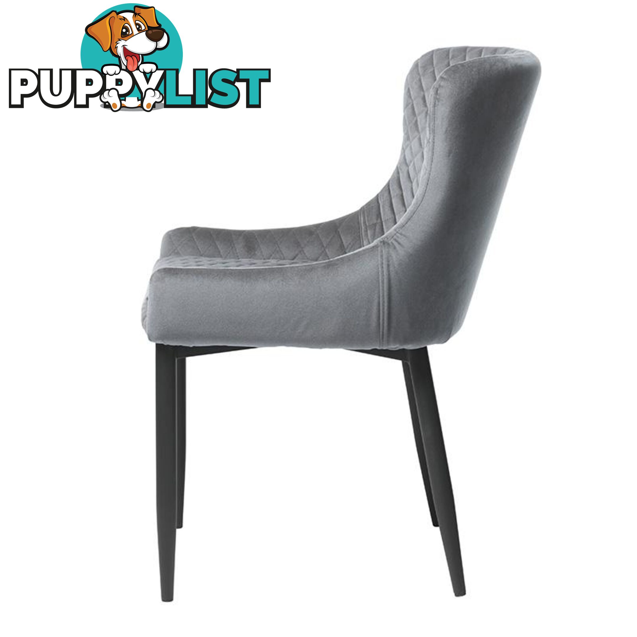 DANYA Dining Chair - Light Grey - 35980008 - 5704745075945