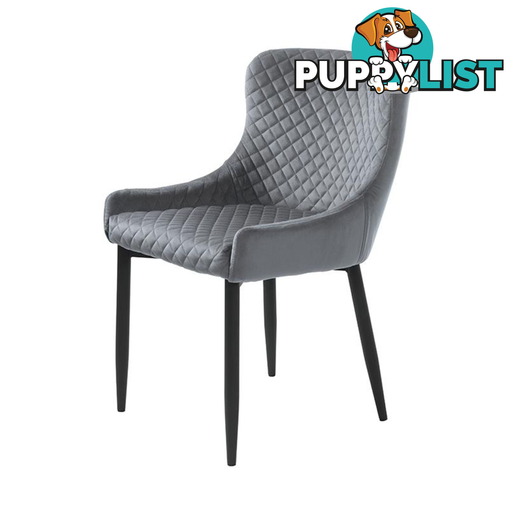 DANYA Dining Chair - Light Grey - 35980008 - 5704745075945