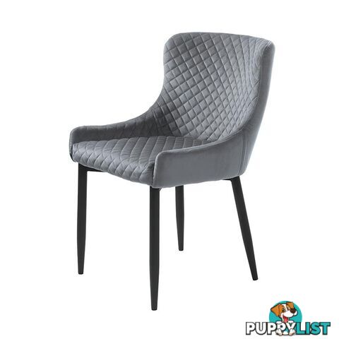 DANYA Dining Chair - Light Grey - 35980008 - 5704745075945