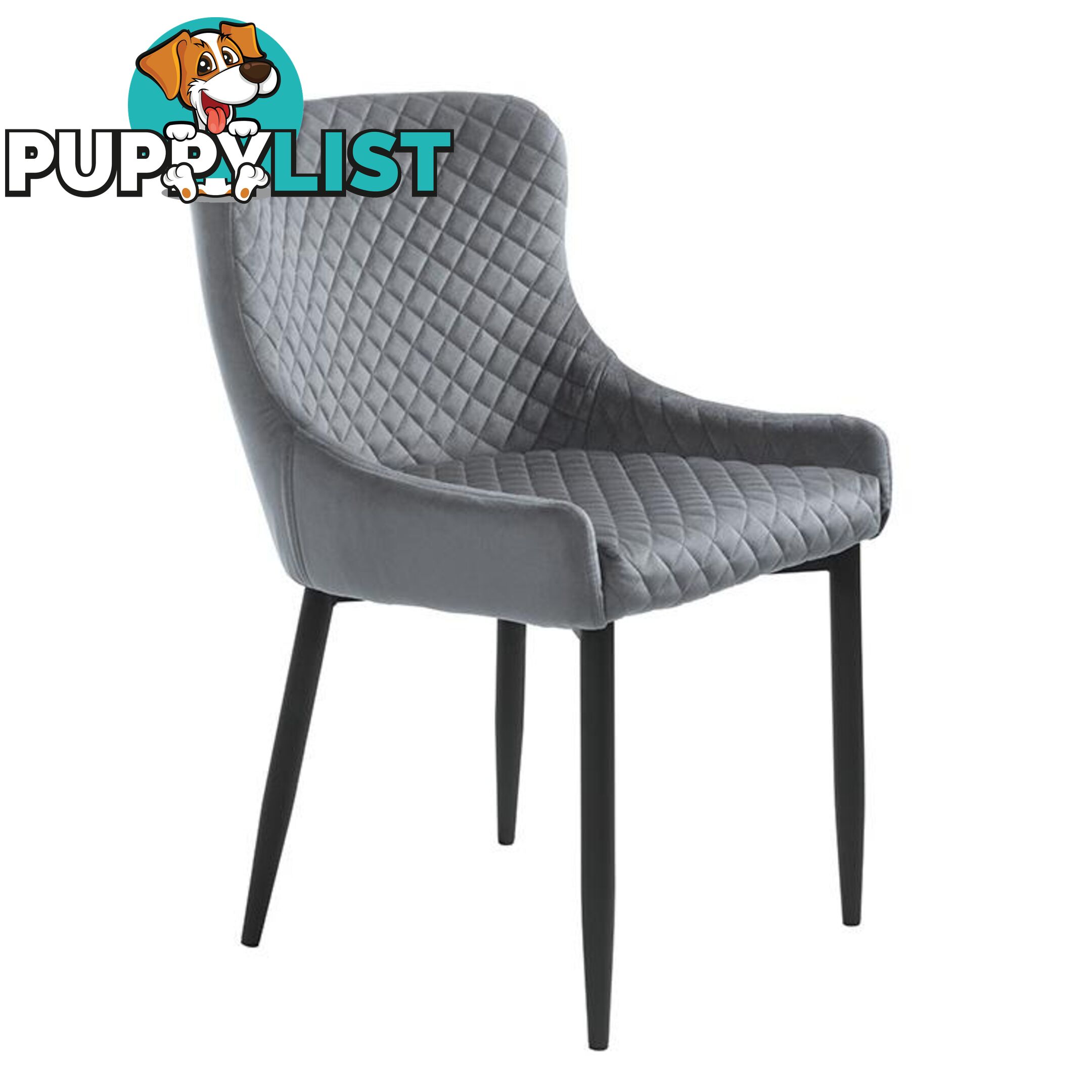 DANYA Dining Chair - Light Grey - 35980008 - 5704745075945