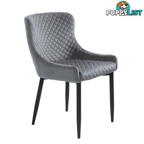 DANYA Dining Chair - Light Grey - 35980008 - 5704745075945