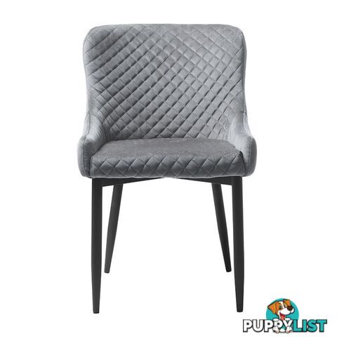 DANYA Dining Chair - Light Grey - 35980008 - 5704745075945