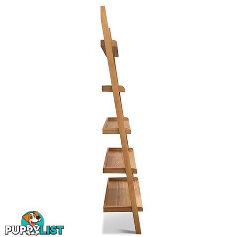 MILT Leaning Bookcase - Natural Oak - 526002 - 9334719009308