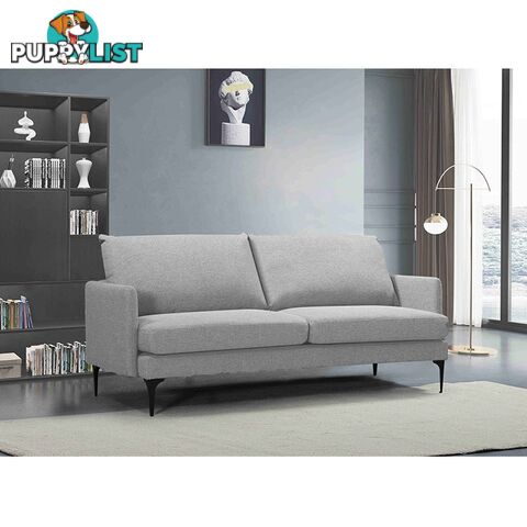 HARLOW 3 Seater Sofa - Light Grey - HD-2120-40 - 9334719009438