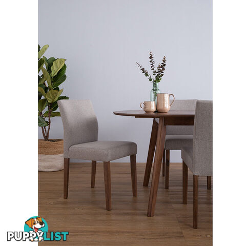 Ladee Dining Chair - Cocoa + Grey - 241356 - 9334719003610