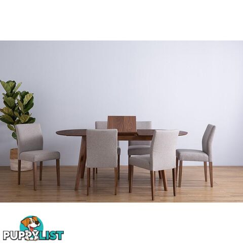 Ladee Dining Chair - Cocoa + Grey - 241356 - 9334719003610