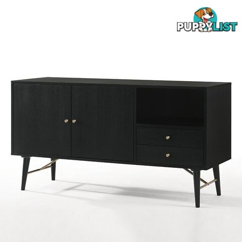 RANIA Sideboard 160cm - Black - MI-BH651 - 9334719007649