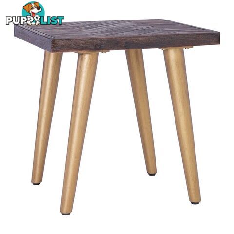 SIVAN Side Table 50x50cm Acacia Solid Wood - Brown - 131030 - 9334719004815