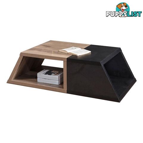 FRANCO Coffee Table 140 cm - Warm Oak & Black - WF-NT005 - 9334719004525