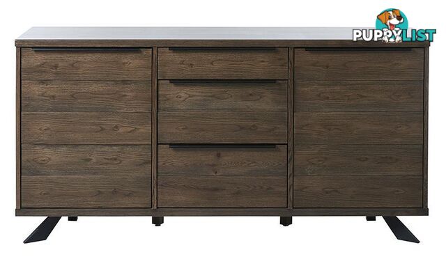 ARNO Sideboard 170cm - Brown & Black - 39832930 - 5704745083827