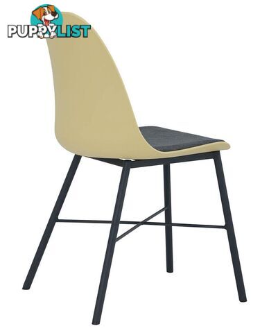 LAXMI Dining Chair - Dusty Yellow & Black - 241191 - 9334719008486