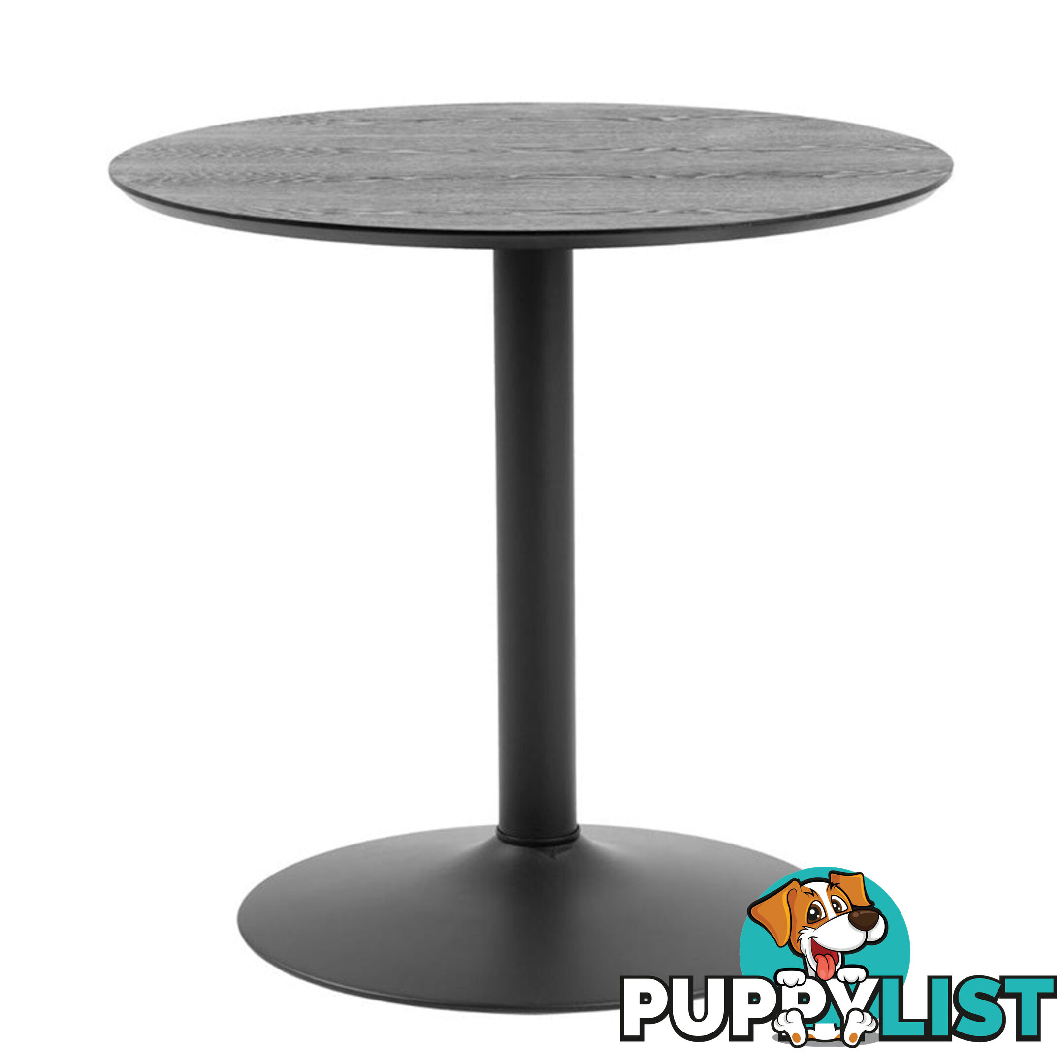 TITAN Round Dining Table 80cm - Black - AC-H000019796 - 5713941103420