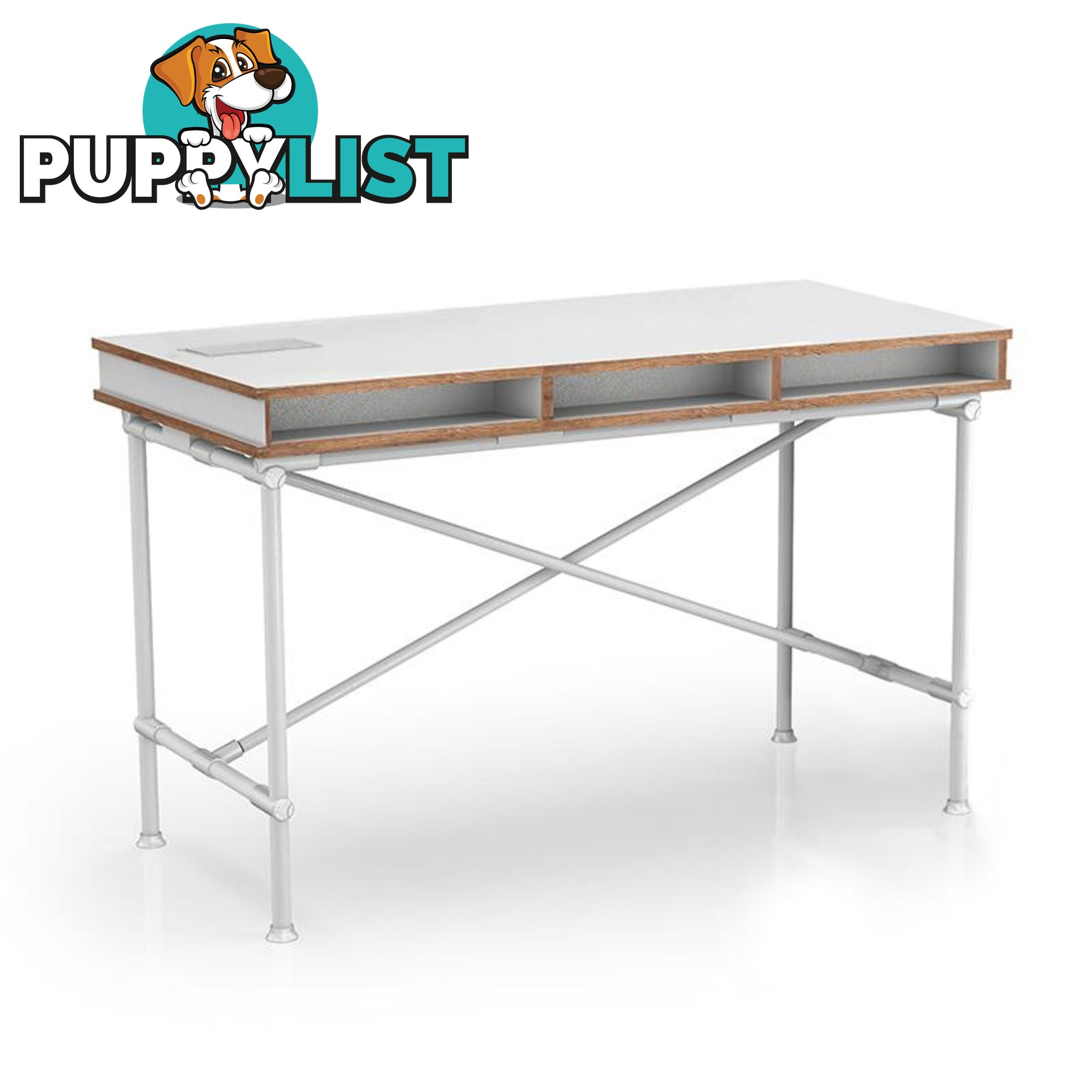 PARKER Study Desk 1.2M - White - WF-PW002C-W - 9334719004426