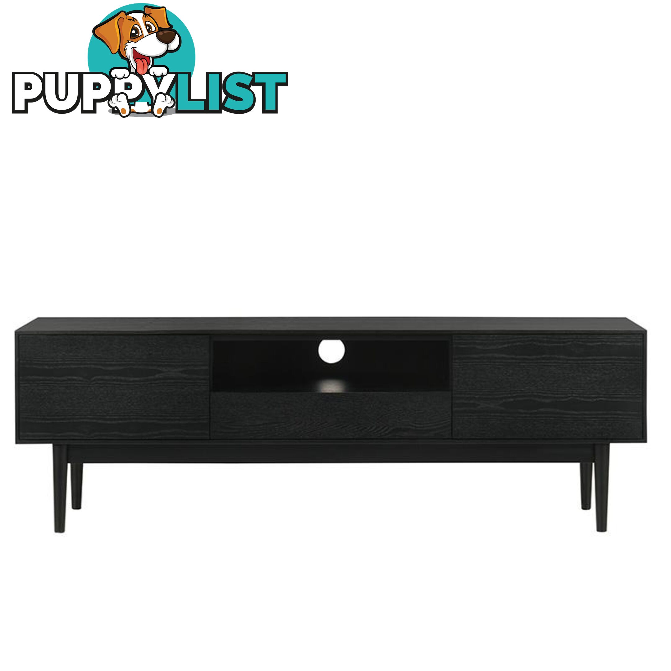 FANGO Entertainment TV Unit 160cm - Black - IVS-5189 - 9334719010649