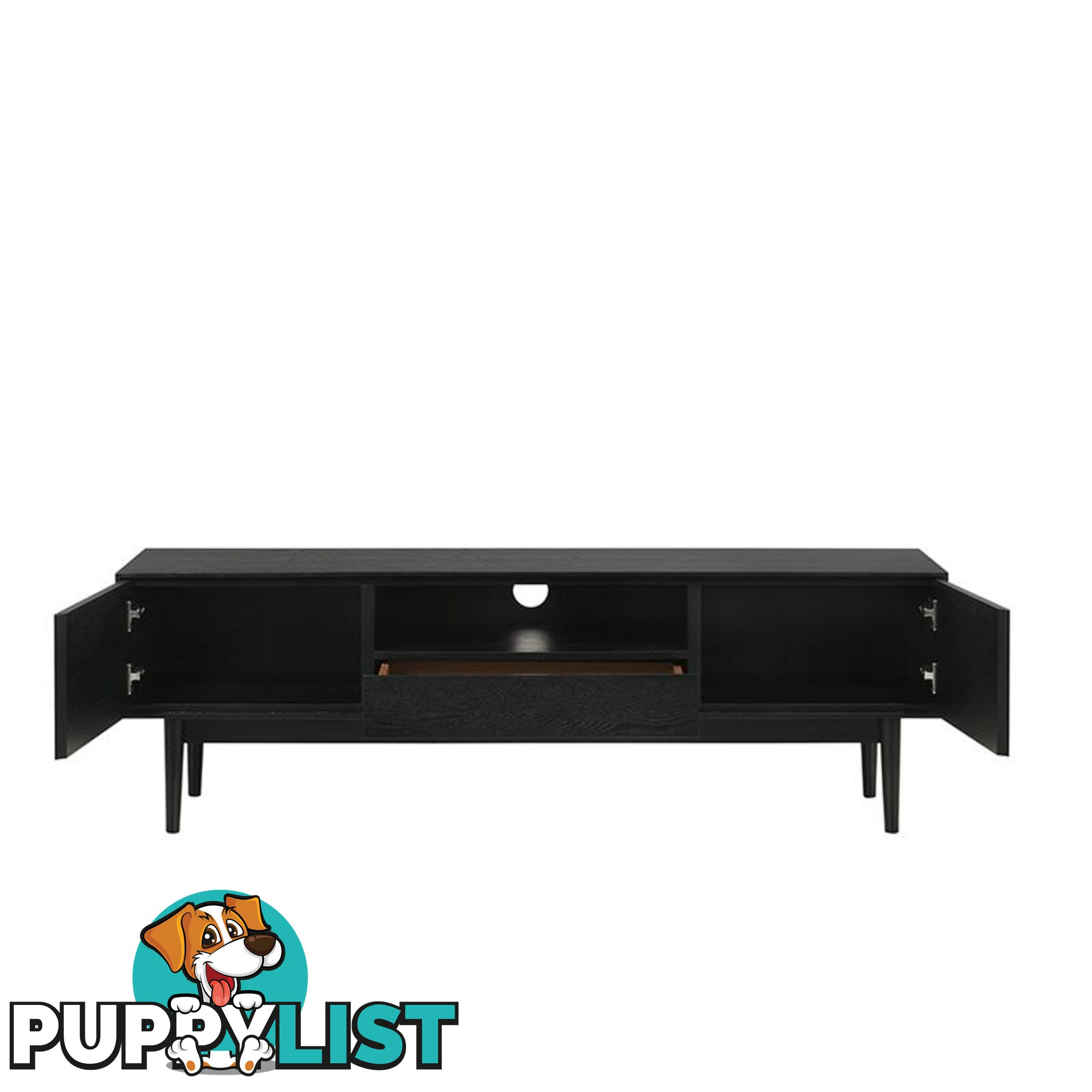 FANGO Entertainment TV Unit 160cm - Black - IVS-5189 - 9334719010649