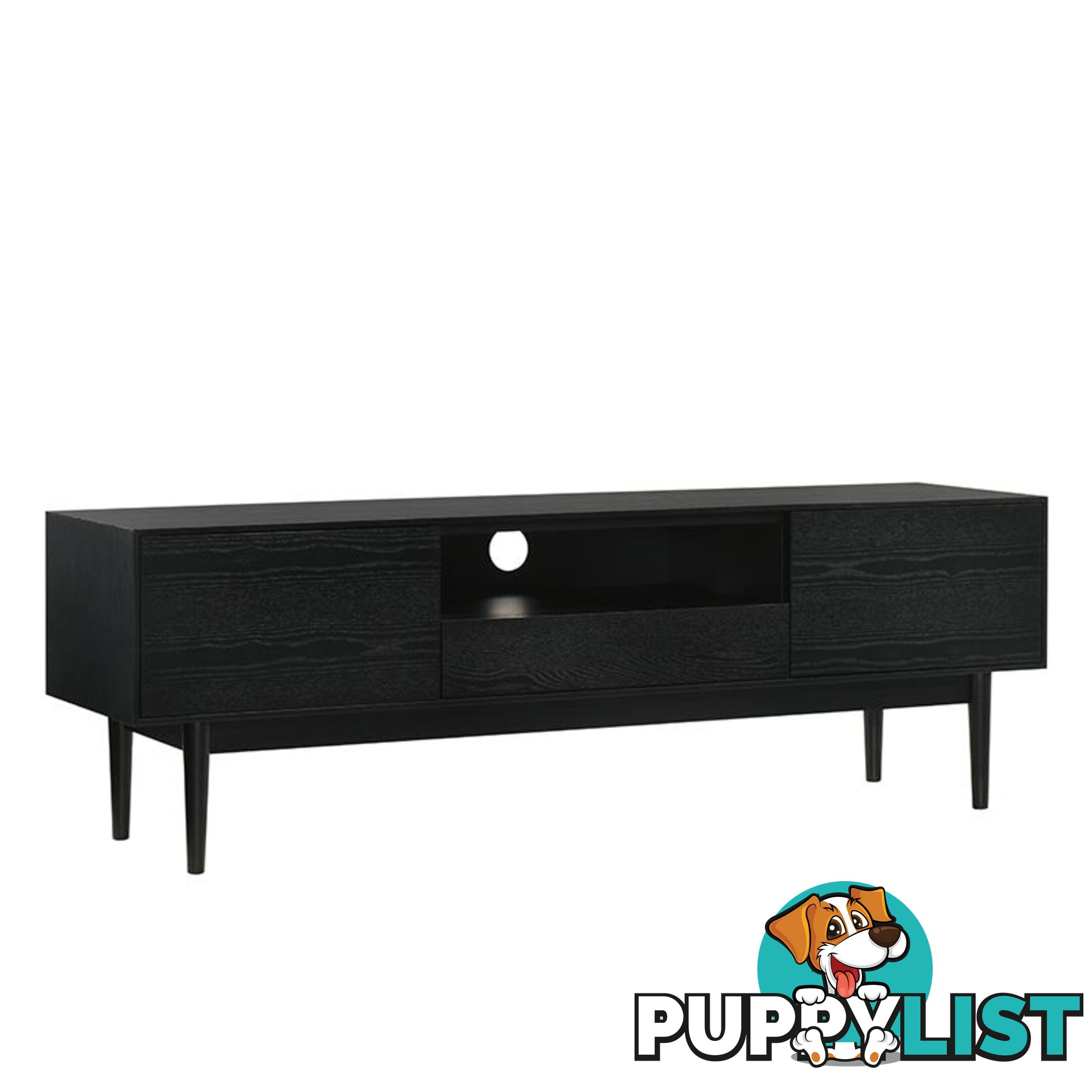 FANGO Entertainment TV Unit 160cm - Black - IVS-5189 - 9334719010649