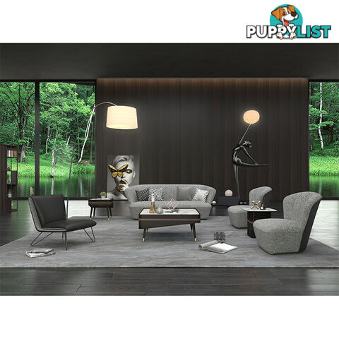 ASTRID 3 Seater Sofa - Grey - DI-NC4005 - 9334719011806