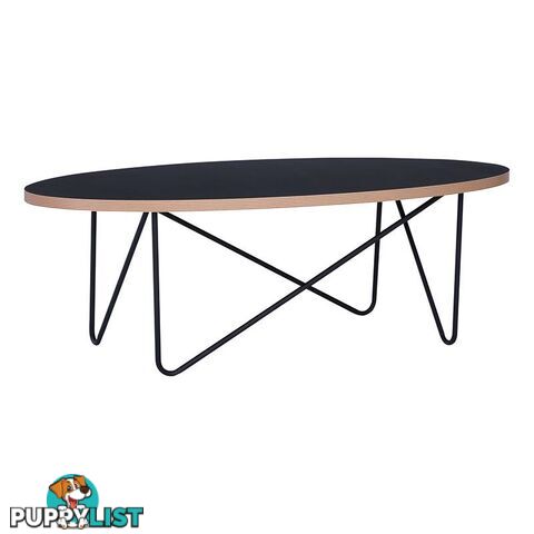 NARESH Coffee Table - Oval - Black - 134006 - 9334719005232