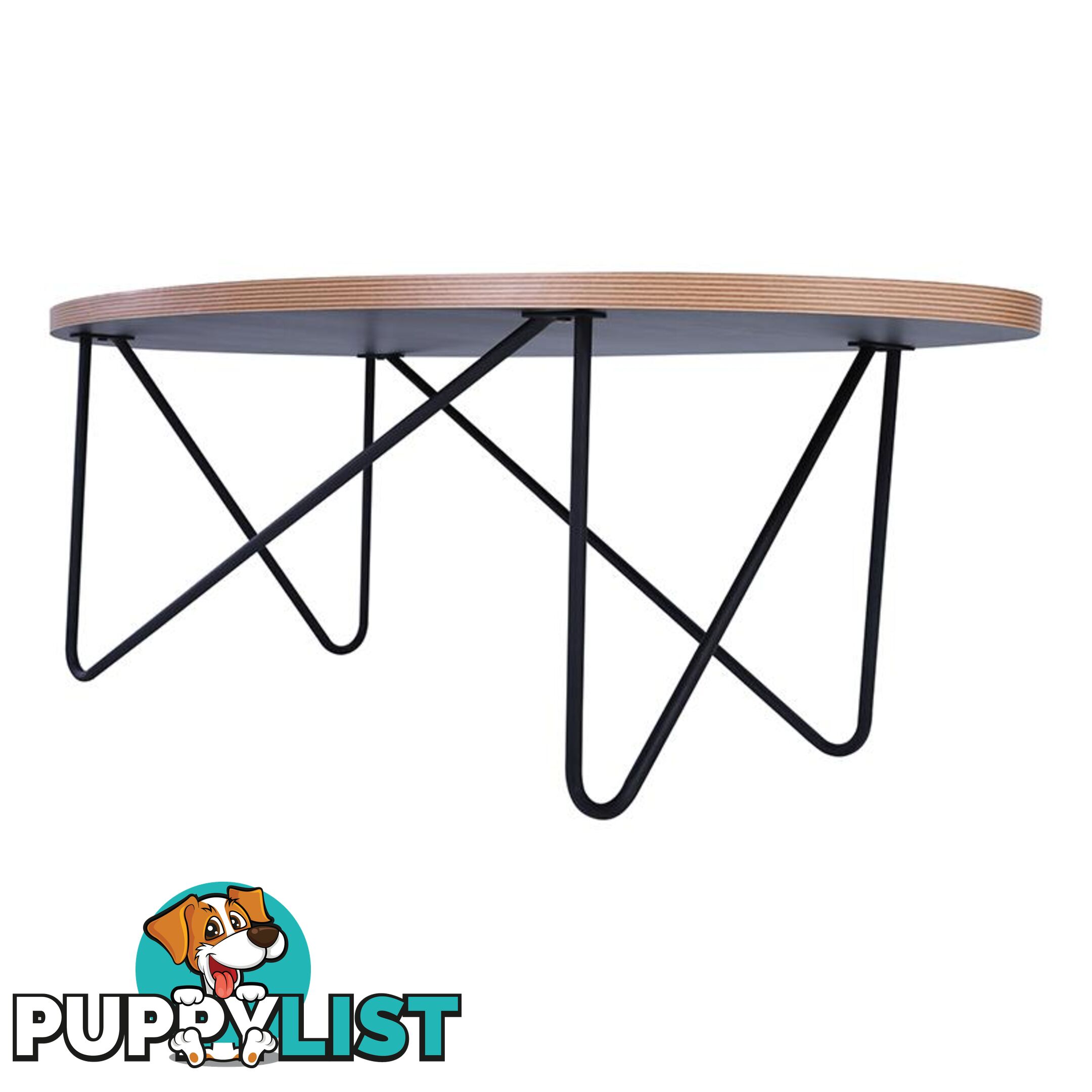 NARESH Coffee Table - Oval - Black - 134006 - 9334719005232