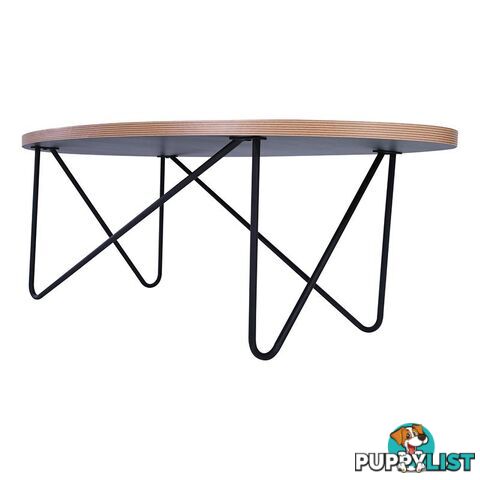 NARESH Coffee Table - Oval - Black - 134006 - 9334719005232