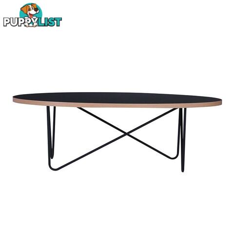 NARESH Coffee Table - Oval - Black - 134006 - 9334719005232