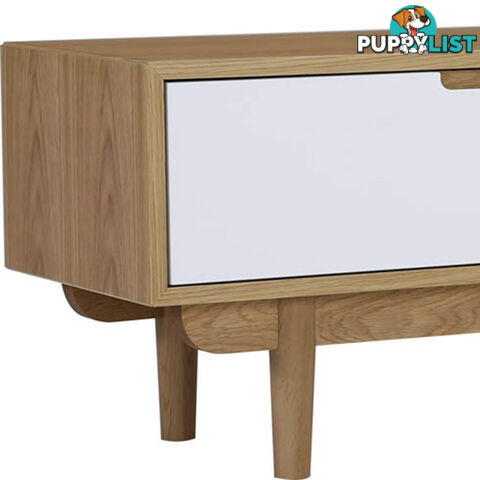 NAKULA Entertainment TV Unit 185.5cm - Natural & White - 336055 - 9334719012162