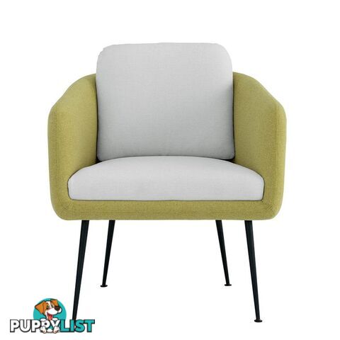 COUGAR Lounge Chair - Tea Green & Pale Golden - 231171 - 9334719006321