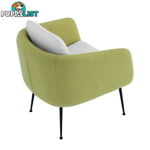 COUGAR Lounge Chair - Tea Green & Pale Golden - 231171 - 9334719006321