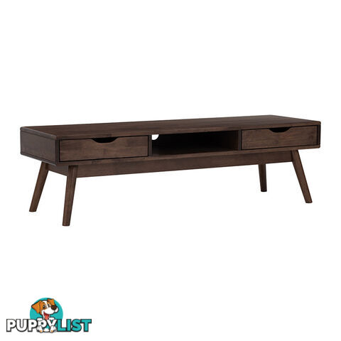 LAMAR Entertainment TV Unit with 2 Drawers 150cm - Walnut - 335026 - 9334719011783