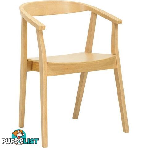 GRETA Dining Chair - Natural - 24092579 - 9334719007434