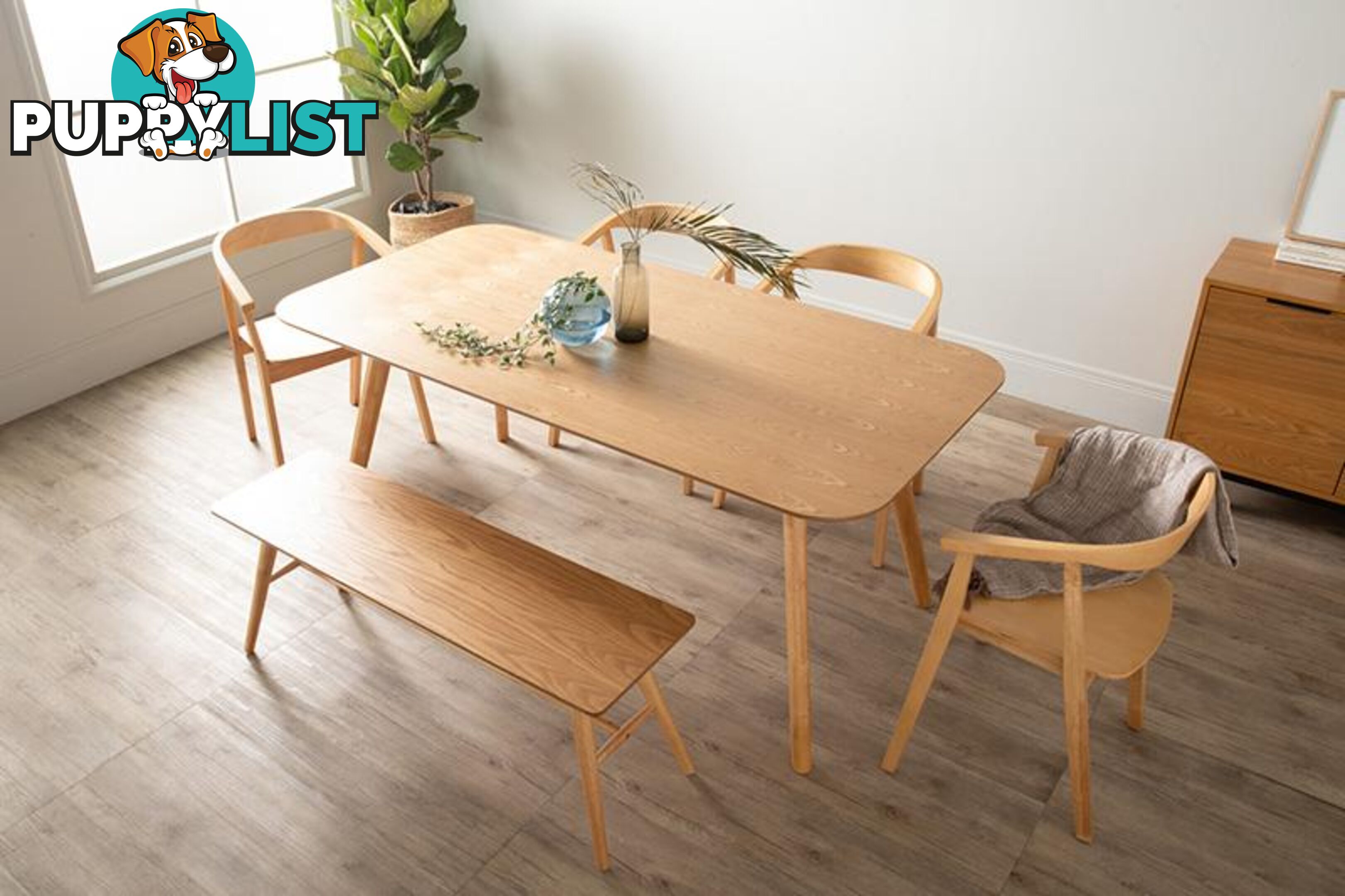 Roden Dining Table 180cm - Oak - 1469081 - 9334719005638