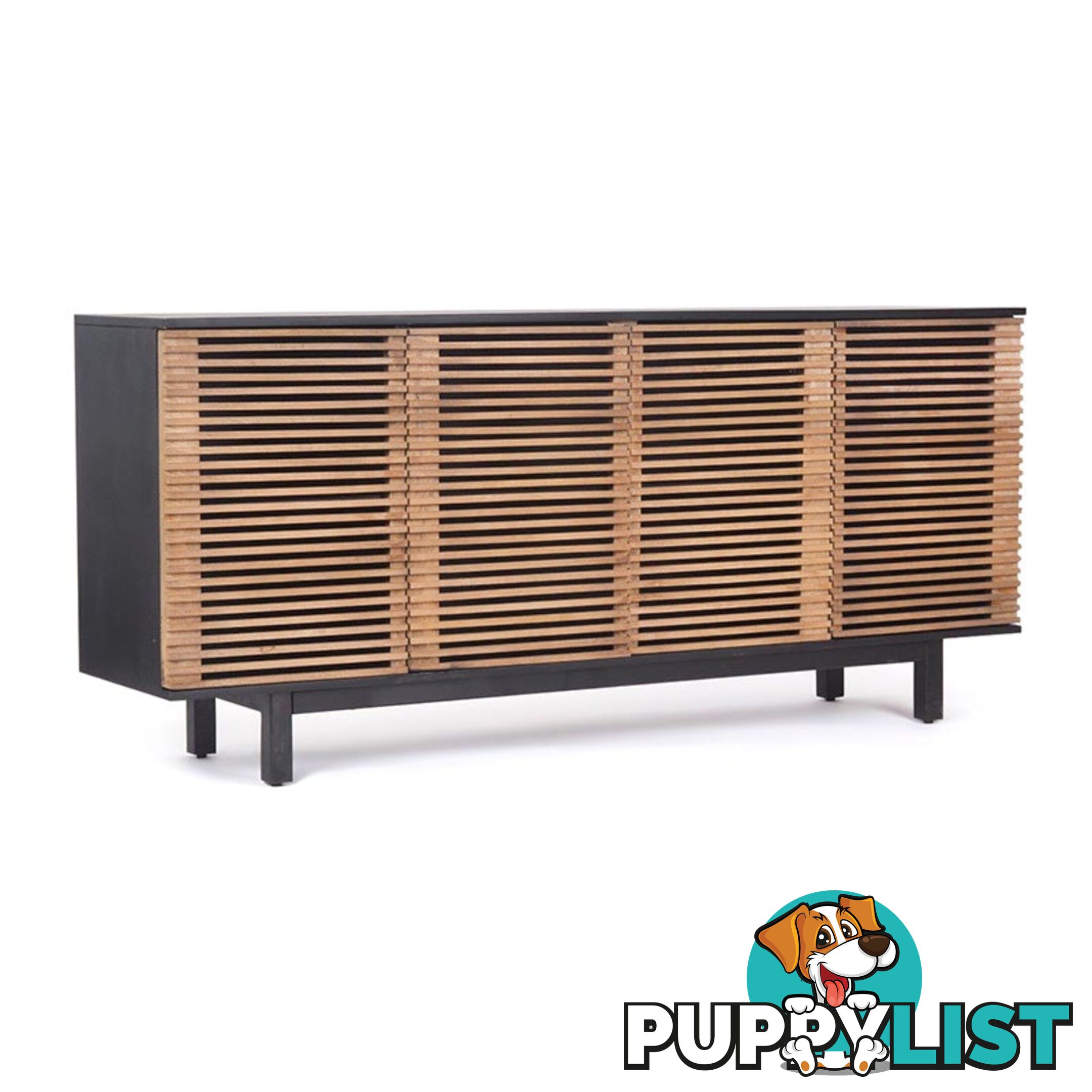 ACADIA Sideboard 170 cm - Honey & Black - LX-2108 - 9334719011905