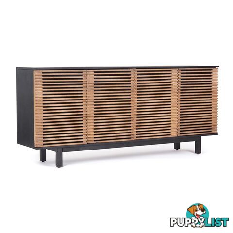 ACADIA Sideboard 170 cm - Honey & Black - LX-2108 - 9334719011905