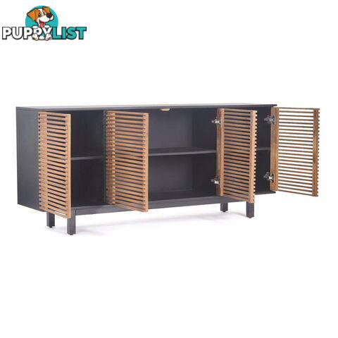 ACADIA Sideboard 170 cm - Honey & Black - LX-2108 - 9334719011905