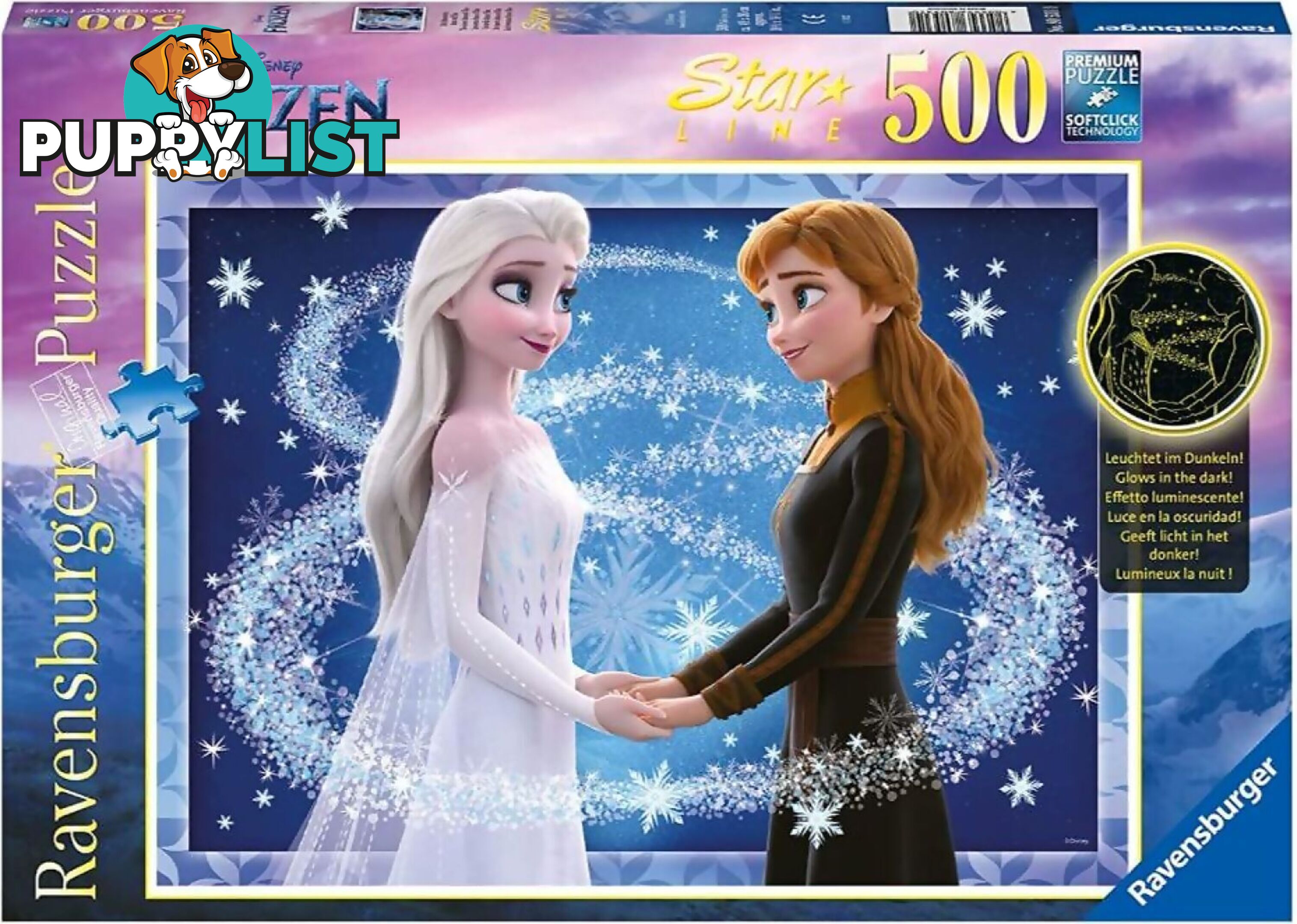 Ravensburger - Disney Frozen Sisters Anna & Elsa Jigsaw Puzzle 500pc - Mdrb80531 - 4005556805310